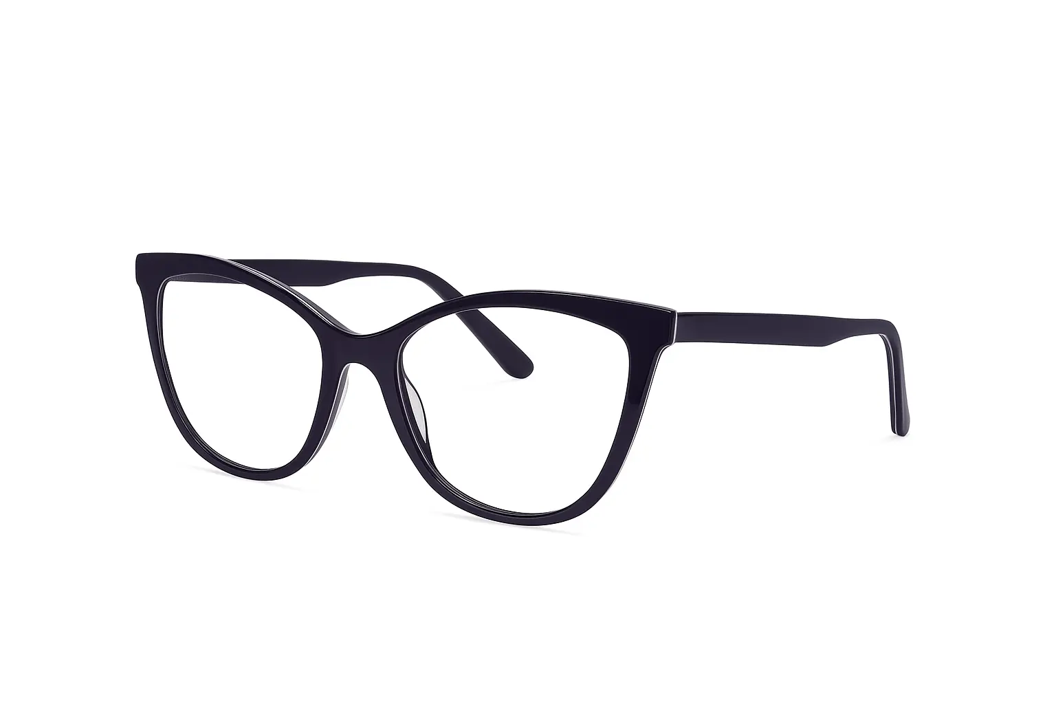 Gafas de sol estilo cat-eye (1) gafas Nyx morado oscuro con diseño agatado femenino